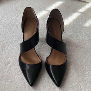 Calvin Klein Black Strappy Heels